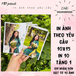 In ảnh theo yêu cầu cỡ 10x15cm