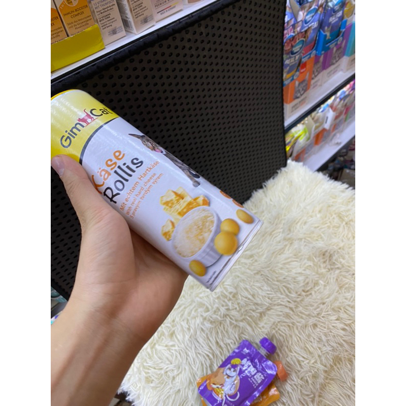 Phô mai viên Gimcat cho mèo hũ 850v 425gr