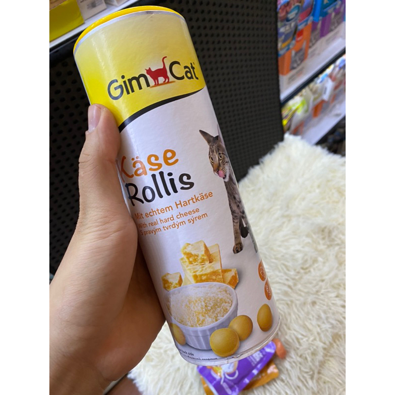 Viên phô mai GIMCAT hỗ trợ tăng nọng, tăng cân, mượt lông