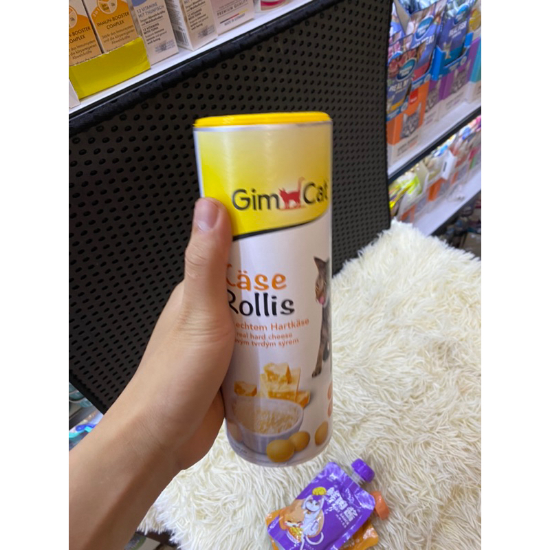 Viên phô mai GIMCAT hỗ trợ tăng nọng, tăng cân, mượt lông