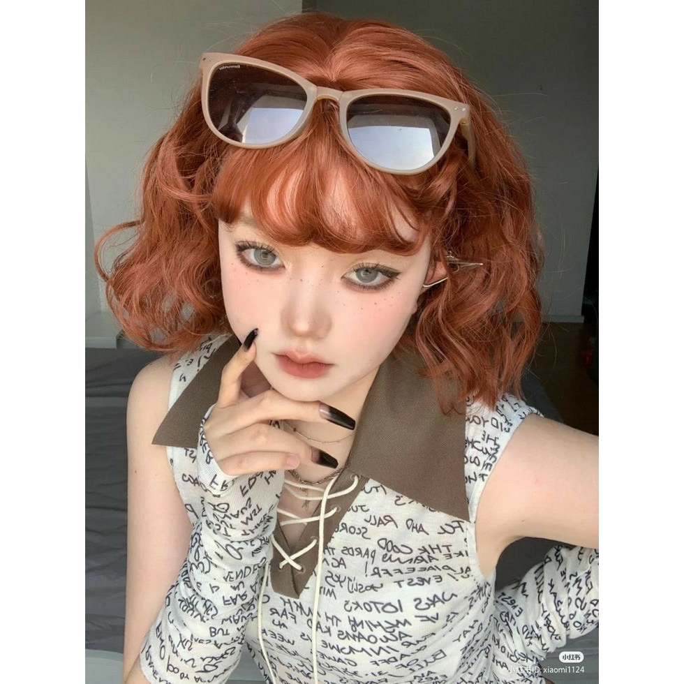 Thuốc nhuộm tóc Nâu Cam nhuộm màu Nâu Cam Đất Không tẩy, tặng oxy trợ nhuộm Galistore