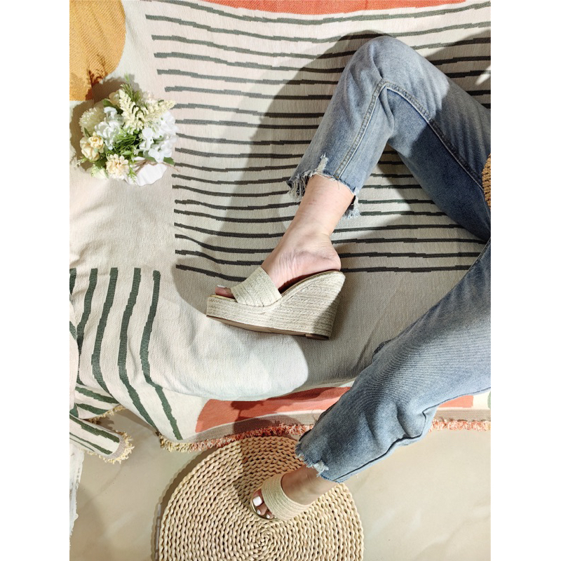 ORDER - GIÀY ĐẾ XUỒNG QUAI NGANG CÓI UK 11cm