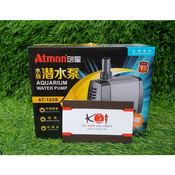 Bơm Tiết Kiệm Điện Atman AT-103S 105S 106S 107S | Máy Bơm Mini Atman Hàng Chính Hãng Giá Tốt Cá Cảnh
