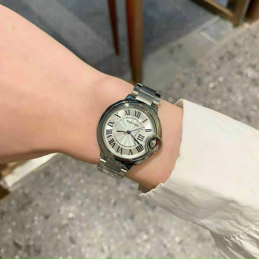 Đồng Hồ Nữ .Nam Catier (CT) ,size 33mm_36mm dây hợp kim không rỉ mặt số la mã,chống nước atm, bảo hành 6 tháng, mẫu mới