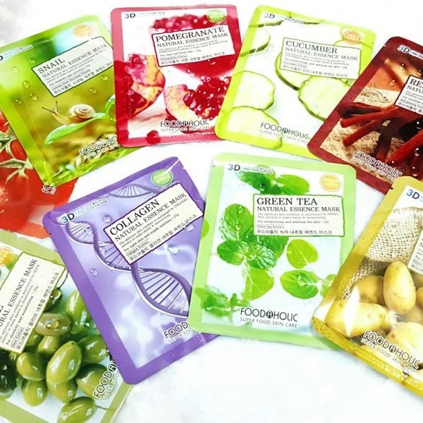 Mặt Nạ Dưỡng Da 3D Foodaholic Natural Essence Mask 23g
