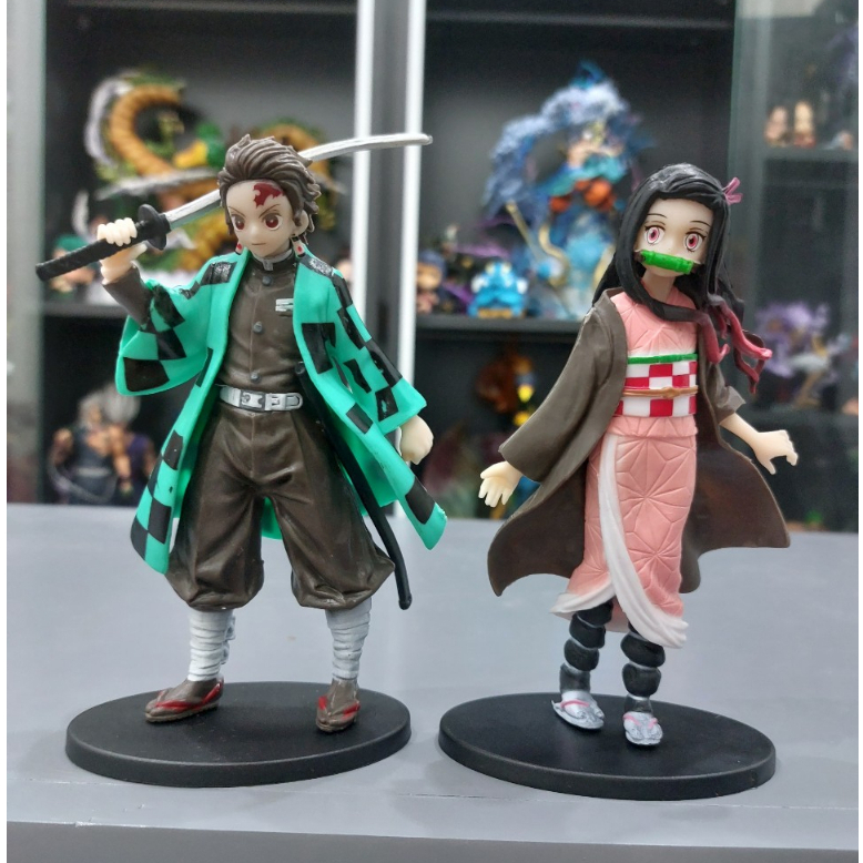 Mô hình Tanjiro Nezuko  Kimetsu no Yaiba -  Mô hình Thanh gươm diệt quỷ Tanjiro Neruko 20 CM