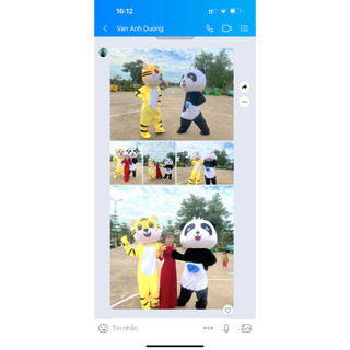 MASCOT GẤU TRÚC DỄ THƯƠNG