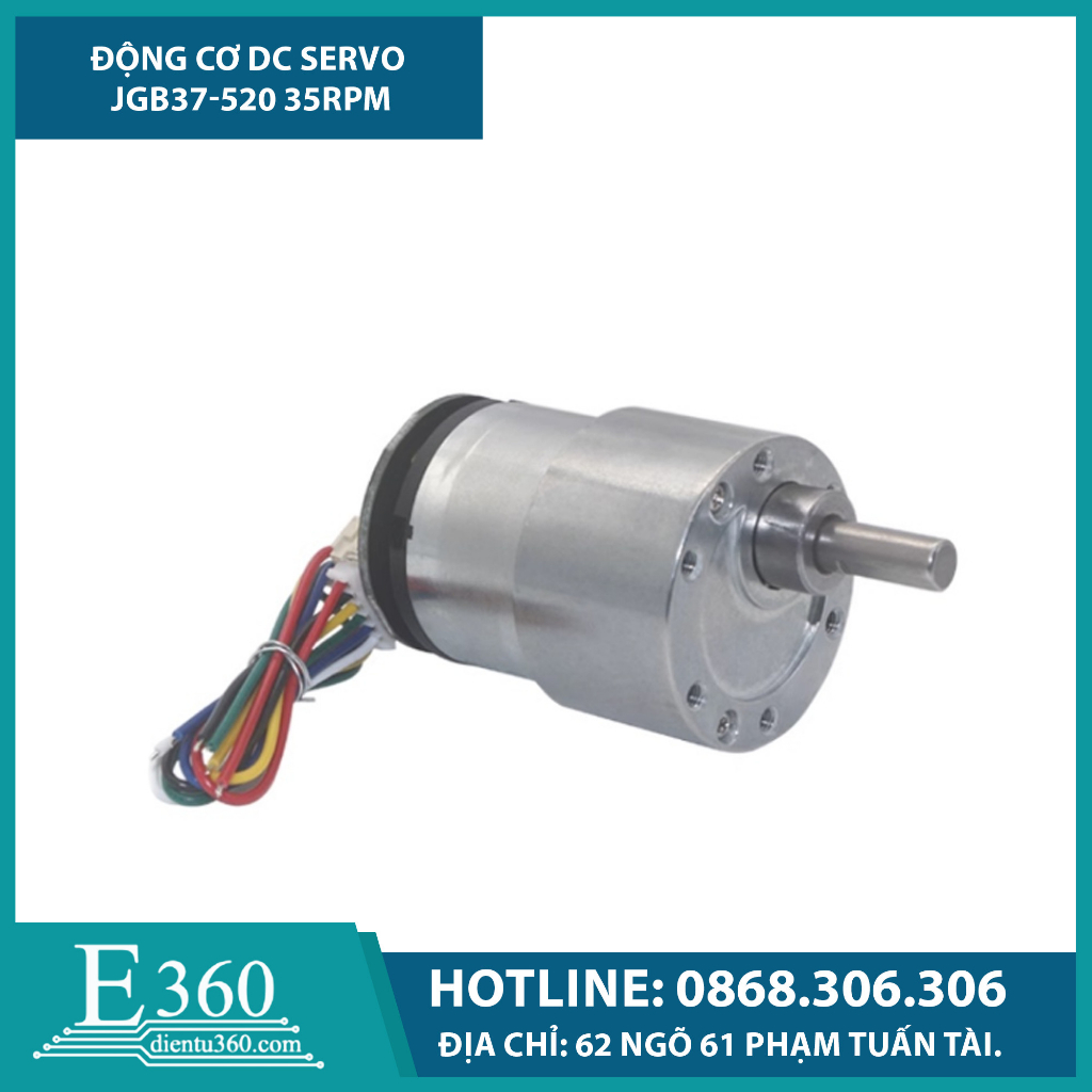 ĐỘNG CƠ DC SERVO JGB37-520 35RPM
