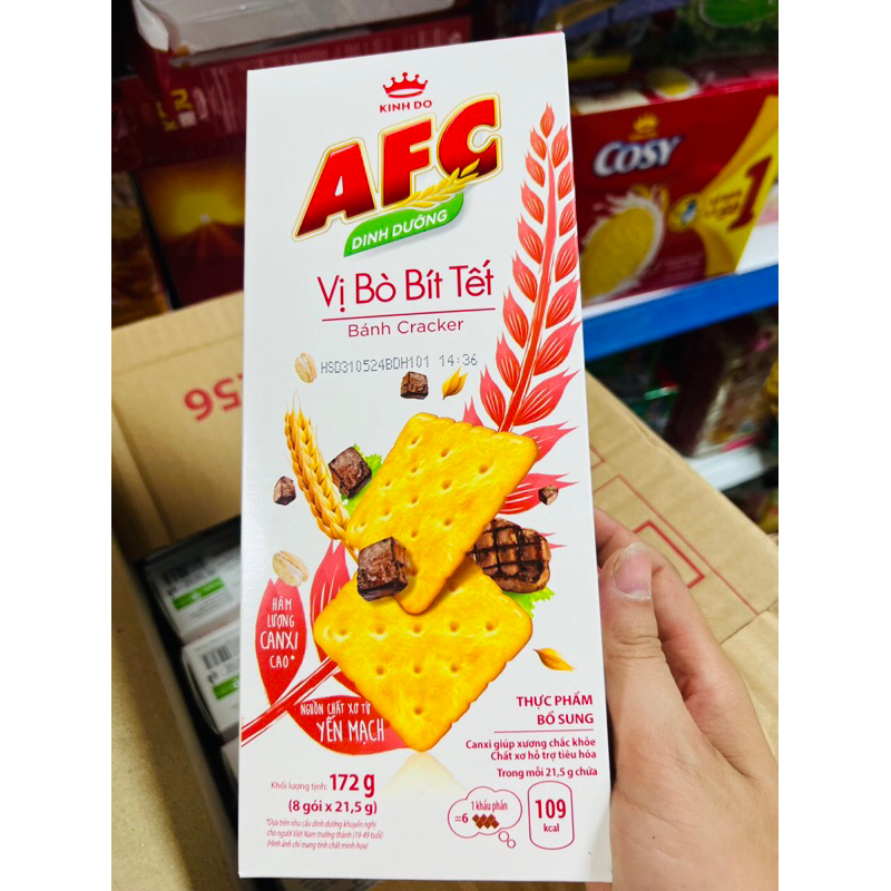 Bánh AFC Dinh Dưỡng đủ vị ( Mẫu Mới)