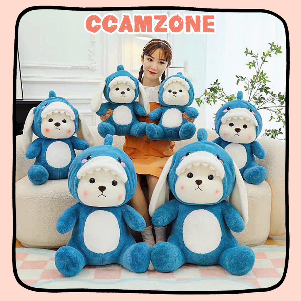 Gấu Bông Lena Cá Mập Xanh Cute qt447 Ccamzone