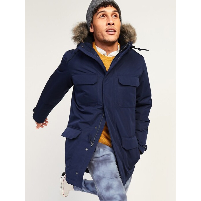 Áo parka lông vũ kháng nước 0LDNAVY dư xịn có BIGSIZE