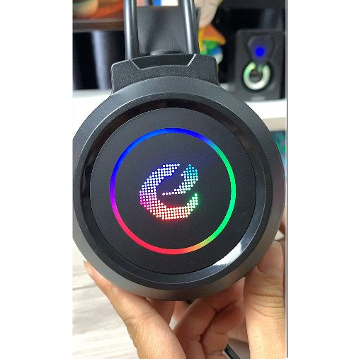 Tai nghe Chuẩn Gaming M1 có Mic đàm thoại và Jack Cắm USB. Có Led RGB cho PC/Lapt