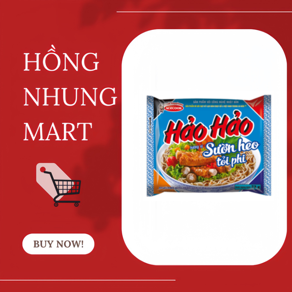 MÌ HẢO HẢO SƯỜN HEO TỎI PHI 73G