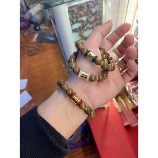 Vòng Tay Trầm Hương Đơn Nam Nữ - Mộc Hương Rừng - Mix Lu Thống Lớn Mang Lại Nhiều Tài Lộc - May Mắn