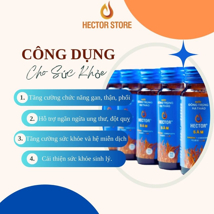 Collagen Đông Trùng Hạ Thảo Hector Sâm - Hector Store VN