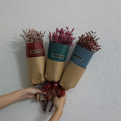 BÓ HOA BI, HOA SAO xinh xắn, làm quà tặng dễ thương, chuyên decor bình hoa, chậu hoa đẹp