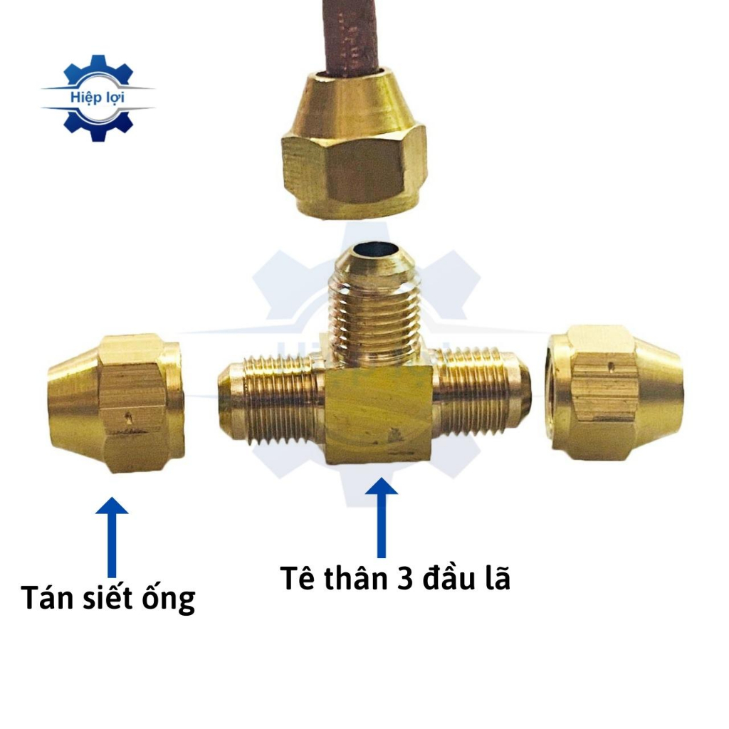 Tê 3 Đầu Lã Ống Đồng 6mm 8mm 10mm 12mm