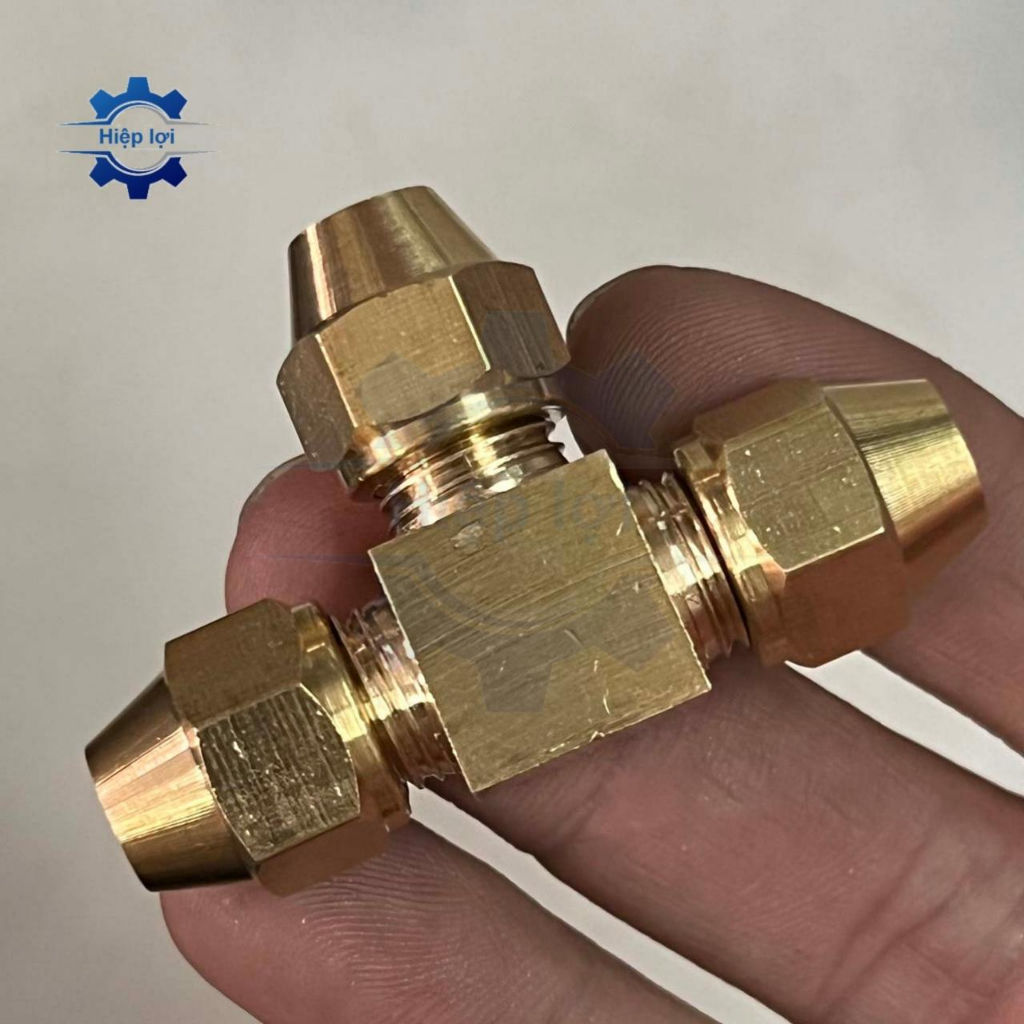 Tê 3 Đầu Lã Ống Đồng 6mm 8mm 10mm 12mm