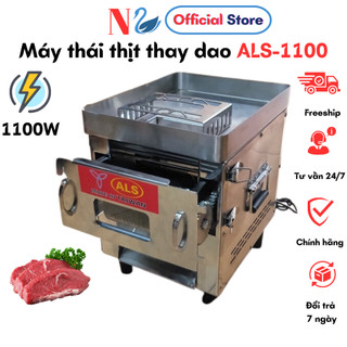 Máy thái thịt tươi sống ALS-1100W , máy thay được dao, công suất 200kg/giờ, máy cắt thịt ,máy xắt thịt