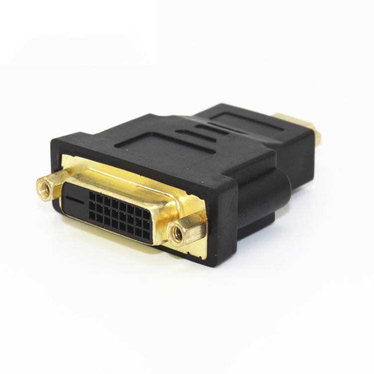 Đầu chuyển đổi HDMI đầu đực sang DVI 24+1 đầu cái - HDMI male to DVI 24+1 female (chạy được 2 chiều )