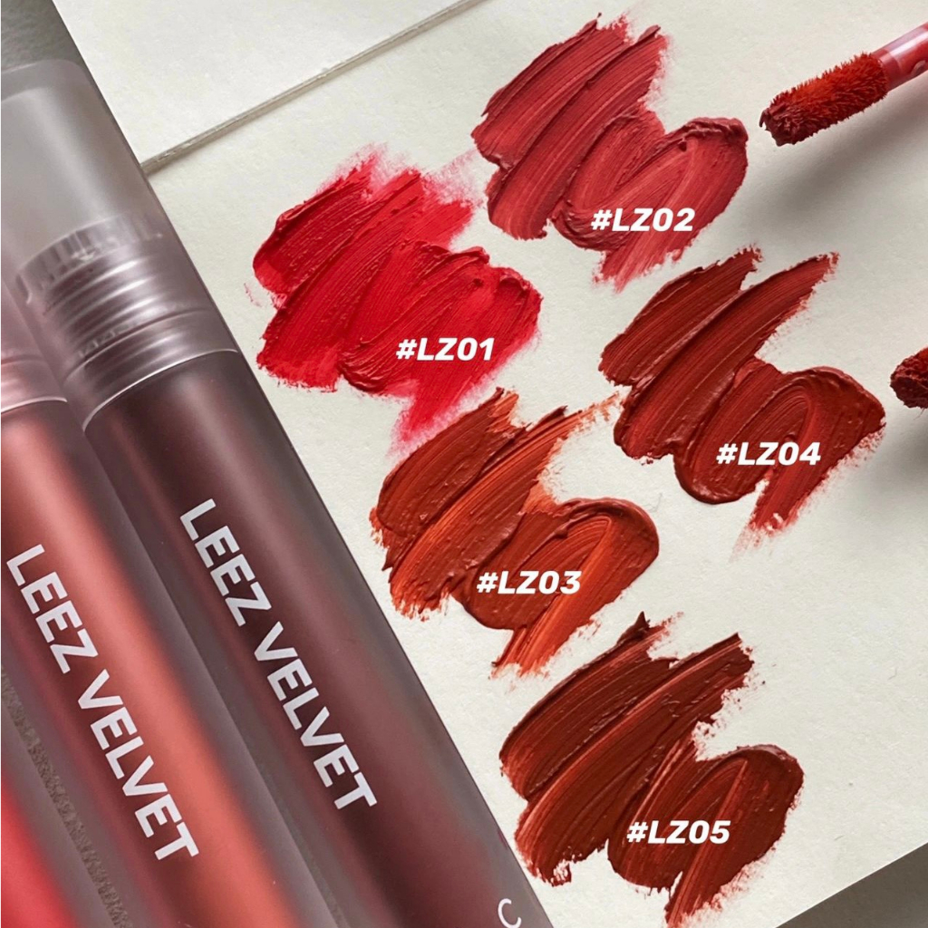 Son kem BLACK ROUGE Leez Velvet Tint mềm mướt căng mọng mịn môi Blackrouge BLRO12
