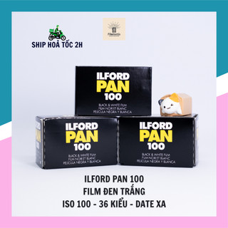 Film Ilford Pan 100 36 kiểu - Date xa 2027 - Đen Trắng - Phim máy ảnh, film 35mm/135 indate