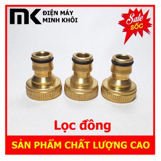Đầu nối bằng đồng cho máy rửa xe mini có lưới lọc rác