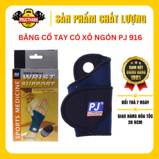 Băng cổ tay dán có xỏ ngón pj 906