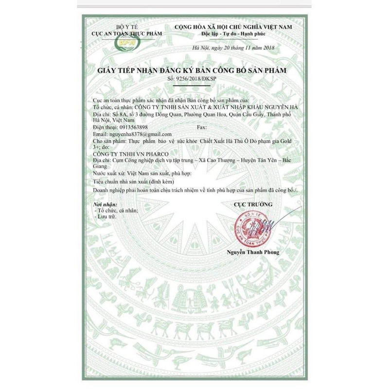 Viên Uống Hà Thủ Ô Đỏ Phạm Gia Gold 3+ 554gr