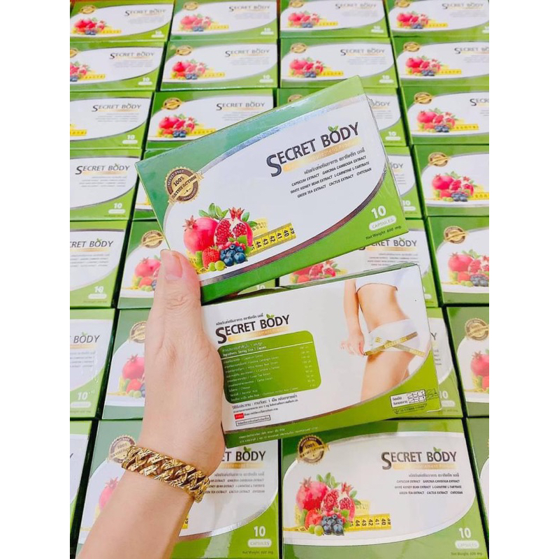 Hộp 10 Viên Hỗ Trợ Giảm Cân Secret Body Thiên Nhiên Thái Lan