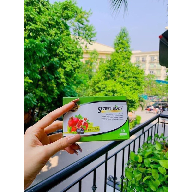 Hộp 10 Viên Hỗ Trợ Giảm Cân Secret Body Thiên Nhiên Thái Lan