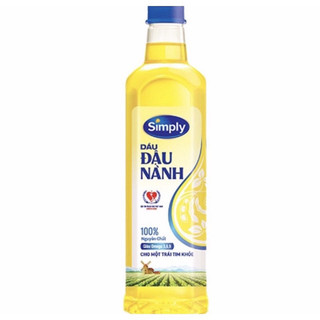 Dầu đậu nành simply chai 1l