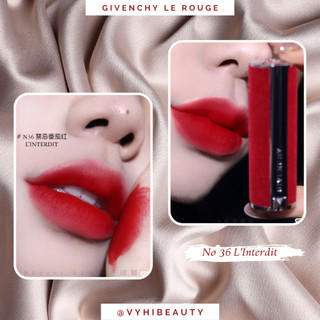 UNBOX - Son thỏi Givenchy Le Rouge Deep Velvet vỏ nhung