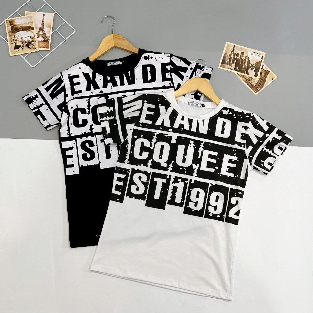 Áo thun cổ tròn, áo thun nam nữ tay ngắn in họa tiết, thời trang hottrend chất vải cotton mềm mịn thoáng mát