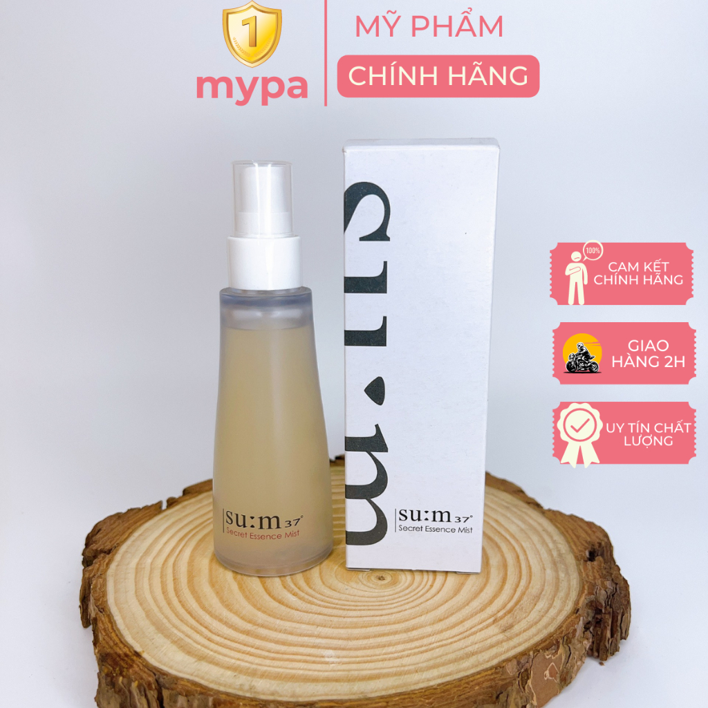 Xịt khoáng Sum 37 nước thần hồi sinh làn da trẻ đẹp, su:m37 secret essence mist 60ml, Xịt khoáng cấp ẩm Hàn Quốc - MYPA