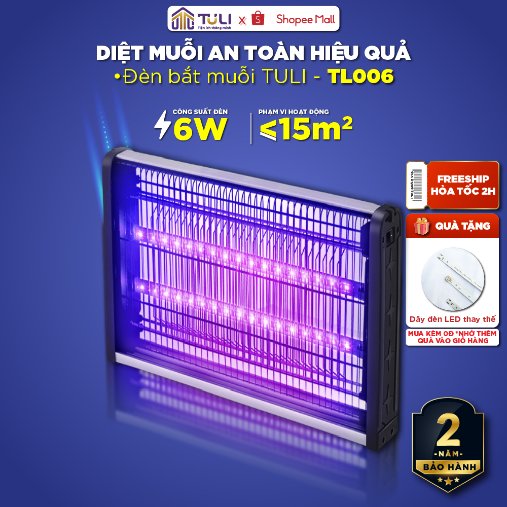 Đèn Máy Bắt Muỗi Thông Minh Cao Cấp Remax TuLi TL006, Thu Hút Diệt Đuổi Côn Trùng, Hiệu Quả An Toàn Không Độc Hại