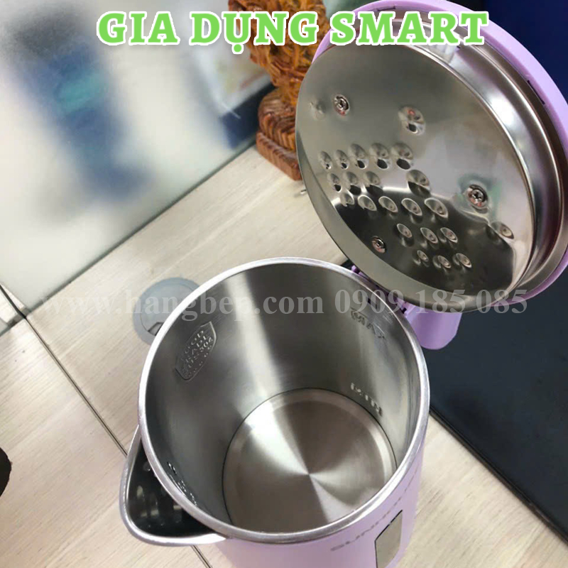 Bình đun siêu tốc 2 lớp Sunhouse SHD1368KB - Mẫu mới ra mắt 2023