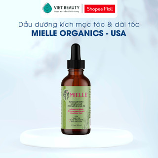 Mielle - Dầu dưỡng dài tóc Mielle Organics Rosemary Mint Scalp & Hair Strengthening Oil 59ml