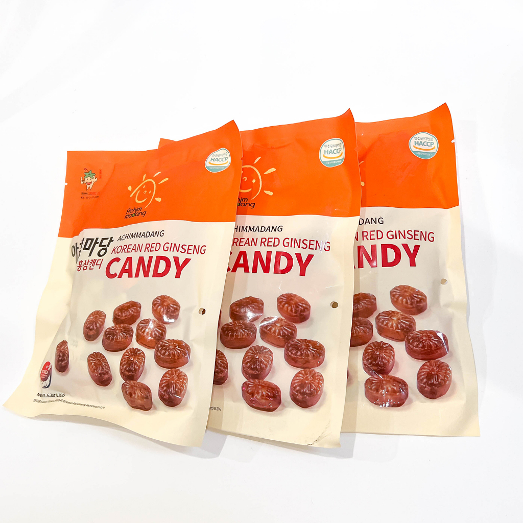 Kẹo nhân sâm đỏ Hàn Quốc gói 180g