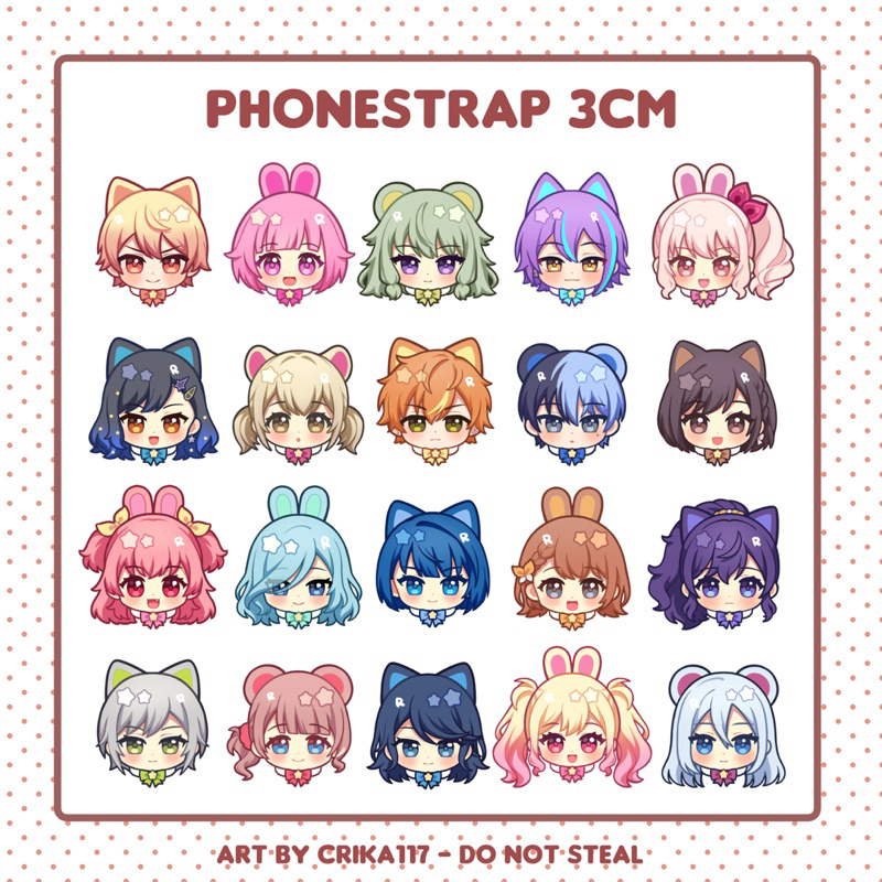 PROJECT SEKAI - Phonestrap móc điện thoại