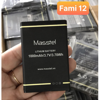 Pin masstel fami 12 / fami 5 / fami 12 dung lượng 1400mah