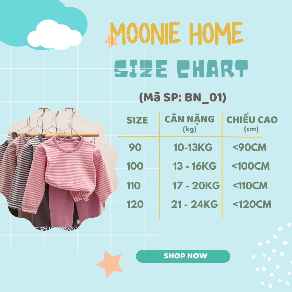 Bộ Nỉ Cho Bé Trai, Gái / Bộ Thu Đông Dài Tay Cho Bé Cao Cấp  Mã BN-01