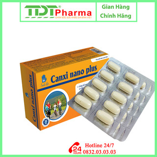 1 Hộp Canxi Nano Plus - Bổ xung canxi và Vitamin D3 cho người thiếu canxi