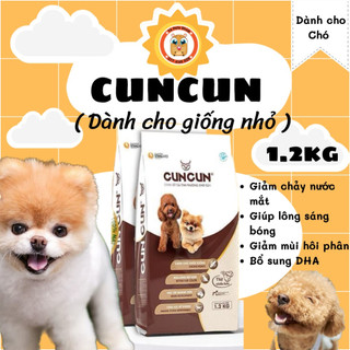 thức ăn hạt CUN CUN chó giống nhỏ 380gr - 1.2kg (poodle, pom,bắc kinh, nhật,...)