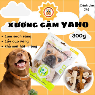xương bàn chải YAHO 300gr  - giúp chó sạch răng và chống hôi miệng