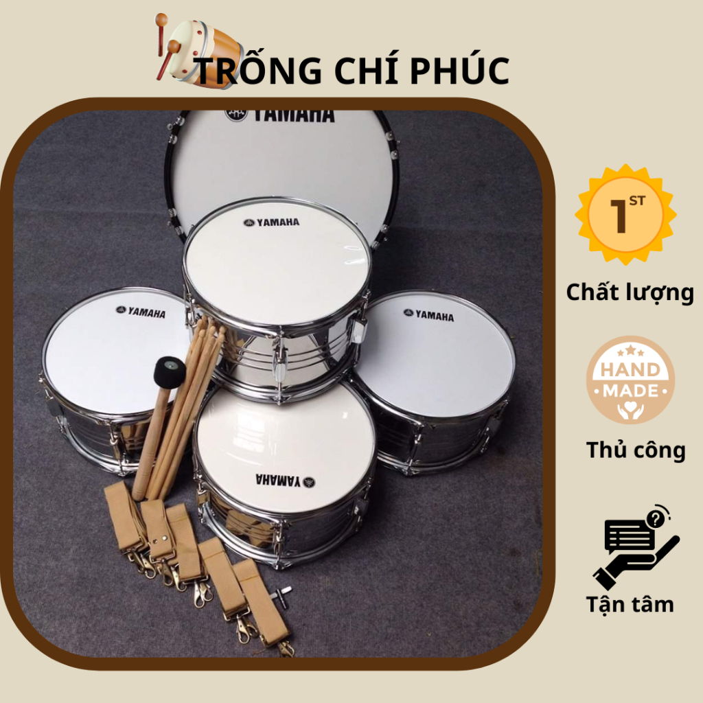 Trống đội Yamaha cao cấp inox 304