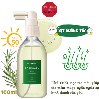 Xịt Dưỡng Tóc Aromatica Rosemary Root Enhancer Tinh Dầu Hương Thảo 100ml