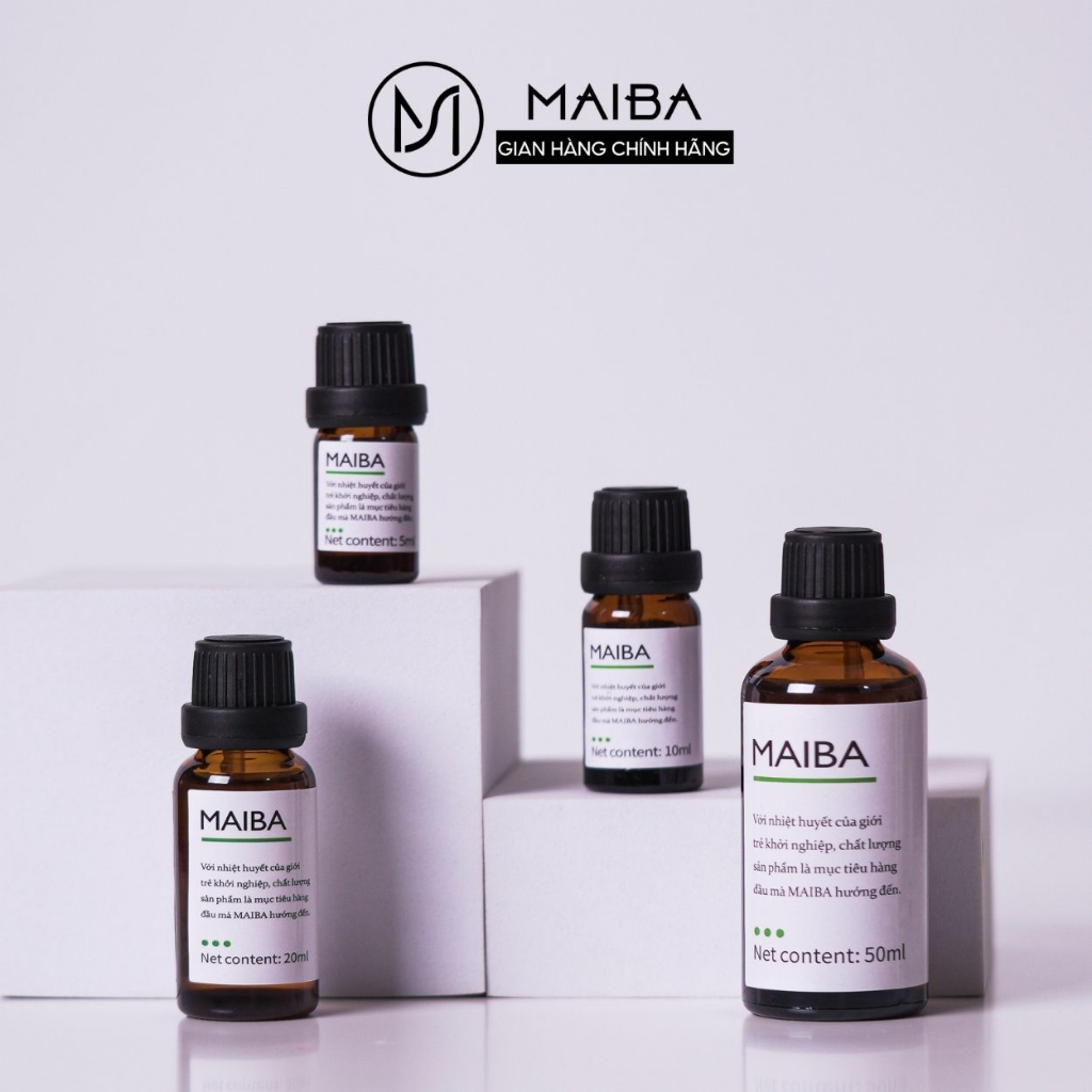 Tinh dầu nguyên chất MAIBA xông phòng hương thơm thiên nhiên 5ML