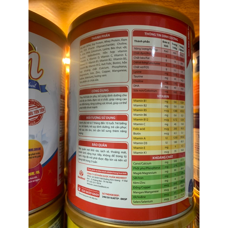 Combo 3 hộp Origin 800g