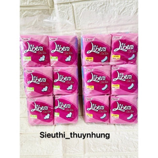 Băng Vệ Sinh Libera Siêu Thấm Bịch 6 gói Siêu mỏng Không Cánh/ Dày không cánh - có cánh